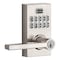 Kwikset Kwikset SmartKey Satin Nickel Metal Electronic Touch Pad Entry Lever 99170-003 - alternate 1